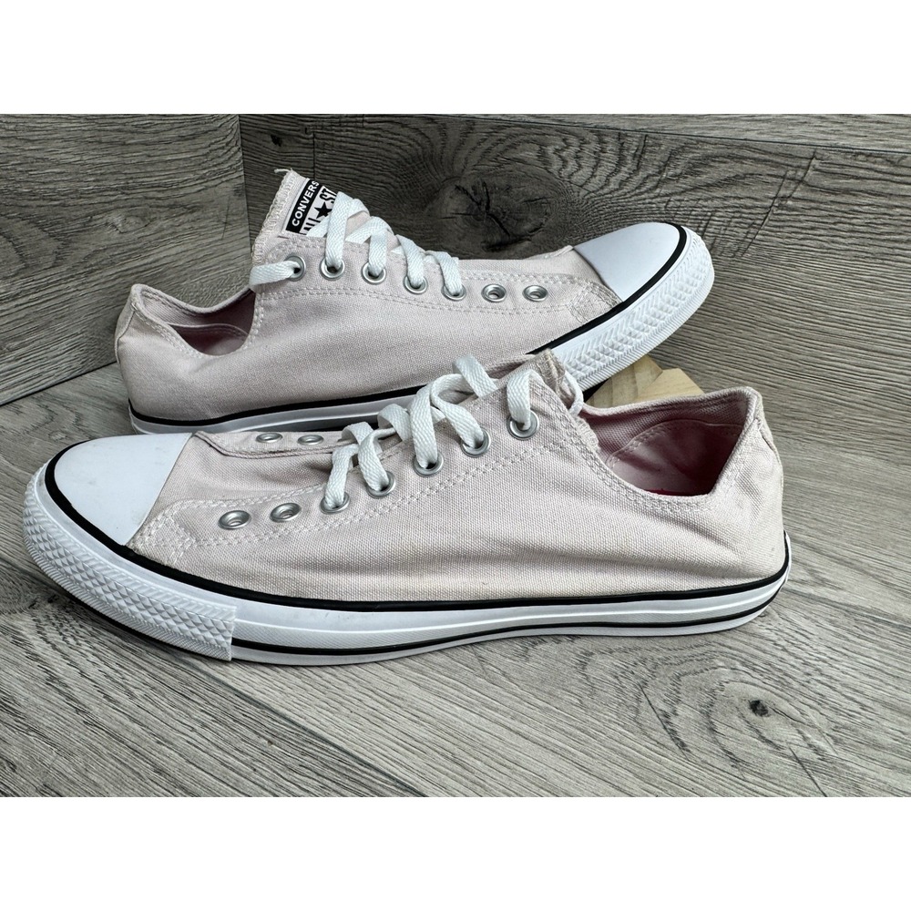 Converse Chuck Taylor All Star Low Top Pink Canvas Shoes Mens 10.5 Womens 12.5 - Picture 1 of 8
